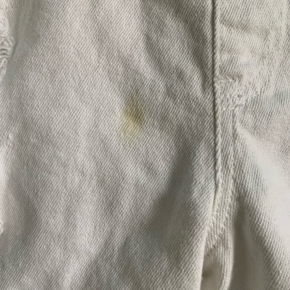 Hollister white distressed shorteralls - Picture 6 of 7